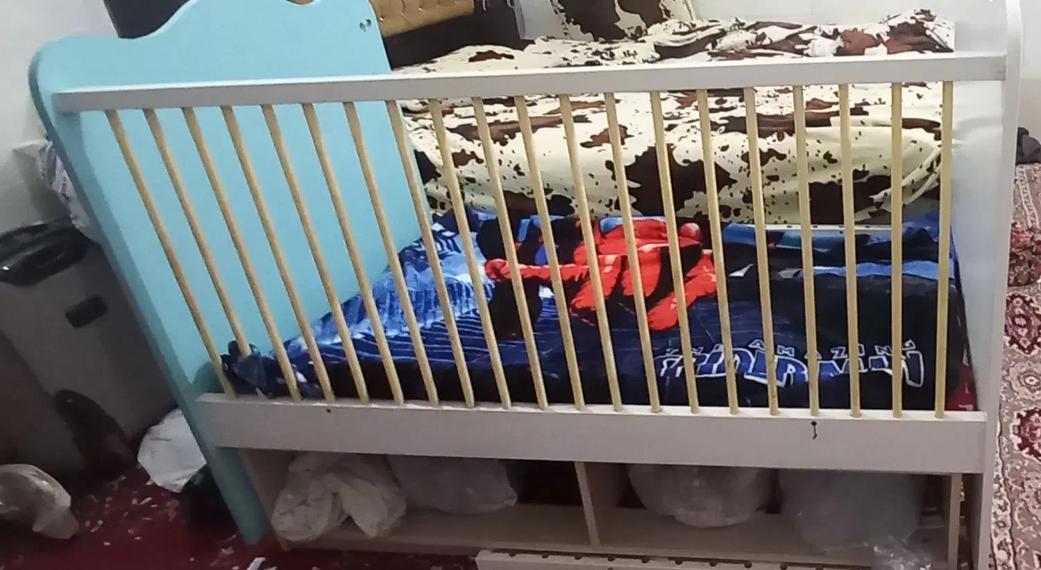 تخت گهواره کودک|تخت و سرویس خواب|برازجان, |دیوار