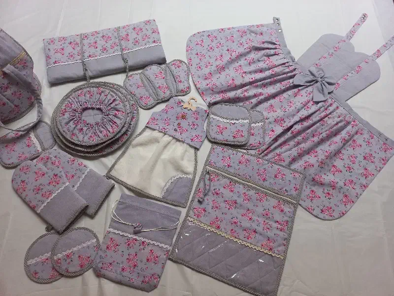 سرویس آشپزخانه 16تکه|سفره، حوله، دستمال آشپزخانه|شهرکرد, |دیوار