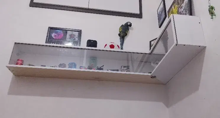 باکس دیواری درب شیشه ای|کتابخانه، شلف، قفسههای دیواری|مشهد, ابوذر|دیوار