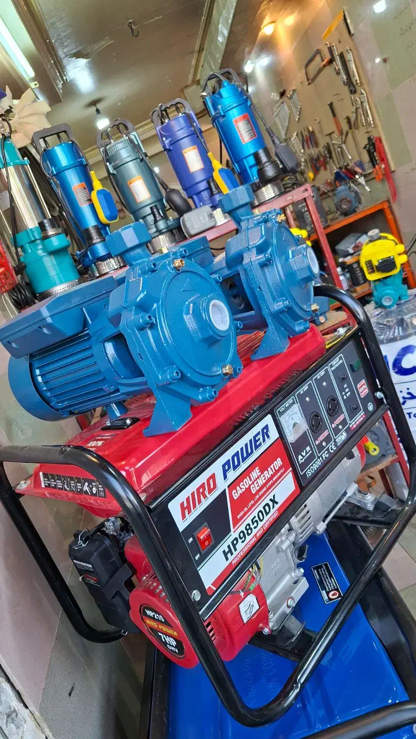 پمپ ۲ اسب ۲ پروانه بشقابی پروانه استیل|ماشینآلات صنعتی|بروجرد, |دیوار