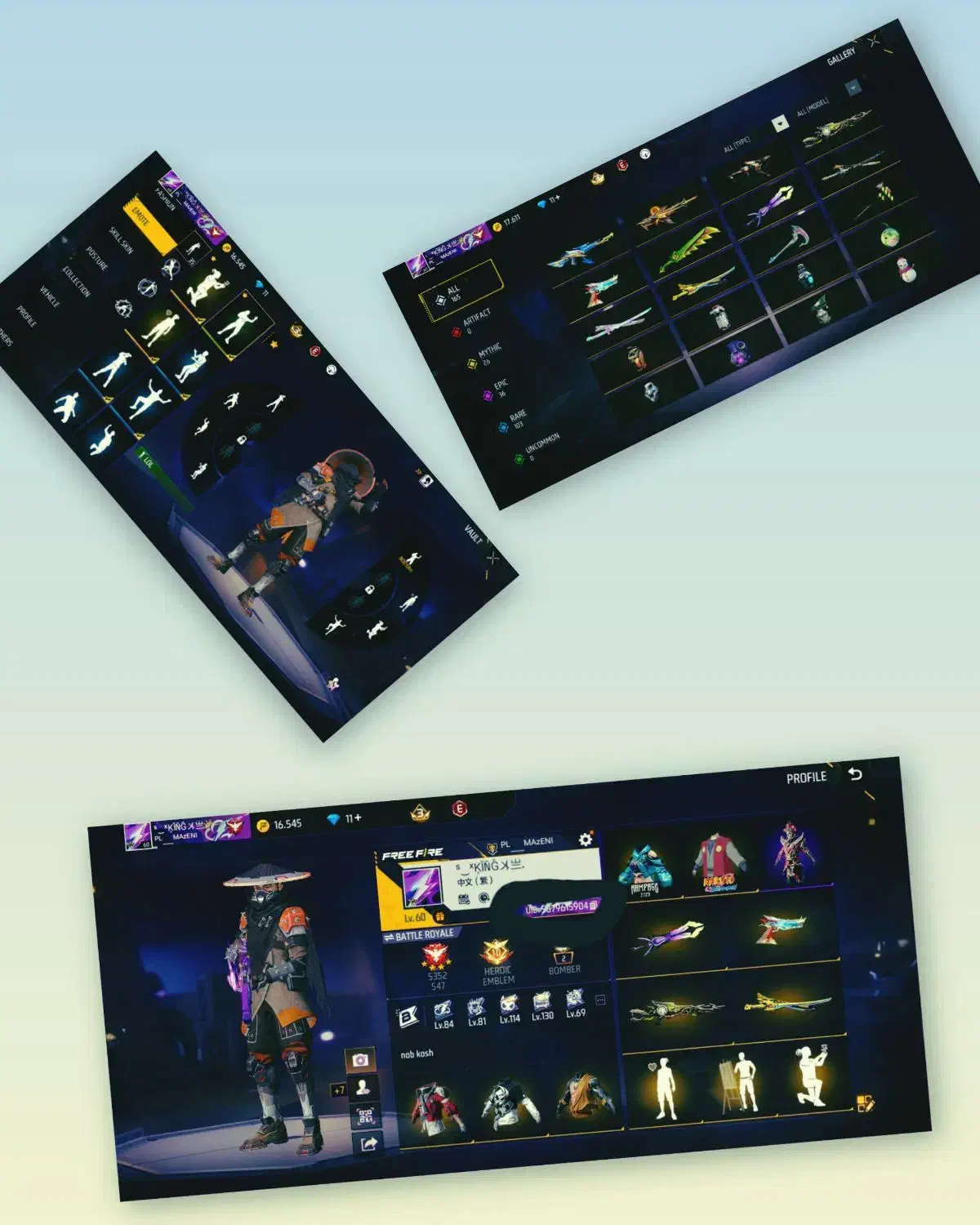 اکانت فری فایر|کنسول، بازی ویدئویی و آنلاین|پل سفید, |دیوار