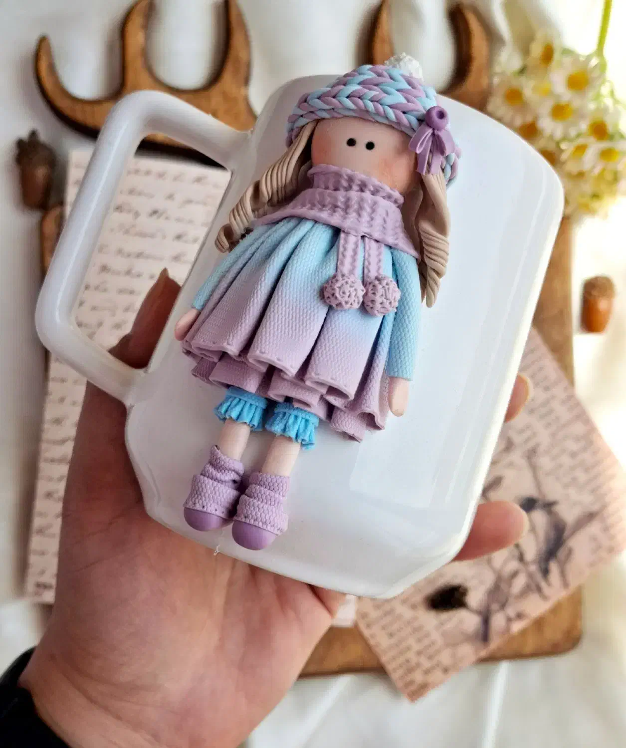 ماگ های عروسکی|صنایع دستی و سایر لوازم تزئینی|شاهین‌شهر, گزبرخوار|دیوار