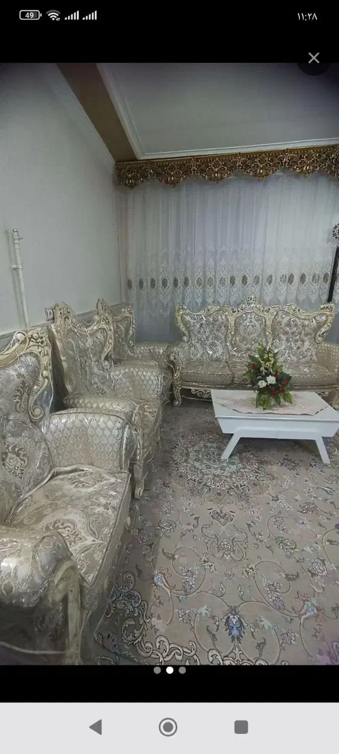 مبل 8نفره نو نو شیک ترو تمیز همراه با جلو مبلی|مبلمان خانگی و میز عسلی|ابهر, |دیوار