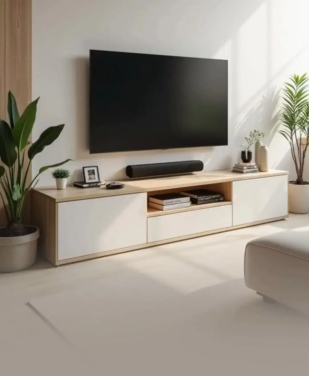 زیر تلویزیون تمام mdf سفارشی|میز تلویزیون|کازرون, |دیوار