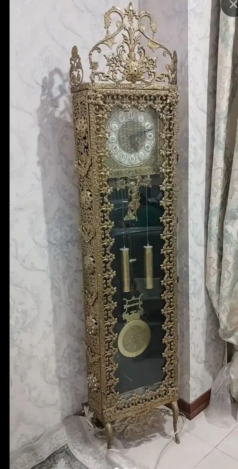 ساعت آلیاژ طرح برنز|ساعت دیواری و تزئینی|بازرگان, |دیوار