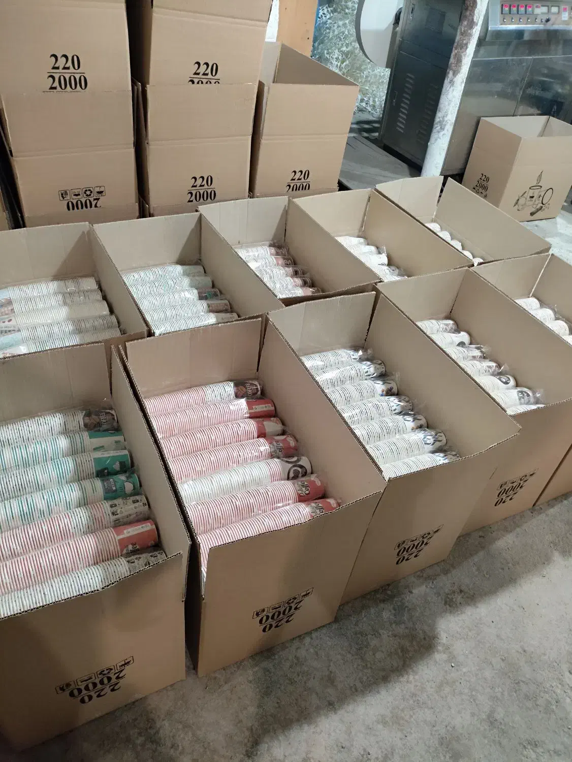 لیوان کاغذی 50عددی سایز 220|ظروف نگهدارنده، پلاستیکی، یک‌بارمصرف|کرج, شهرک بنفشه|دیوار