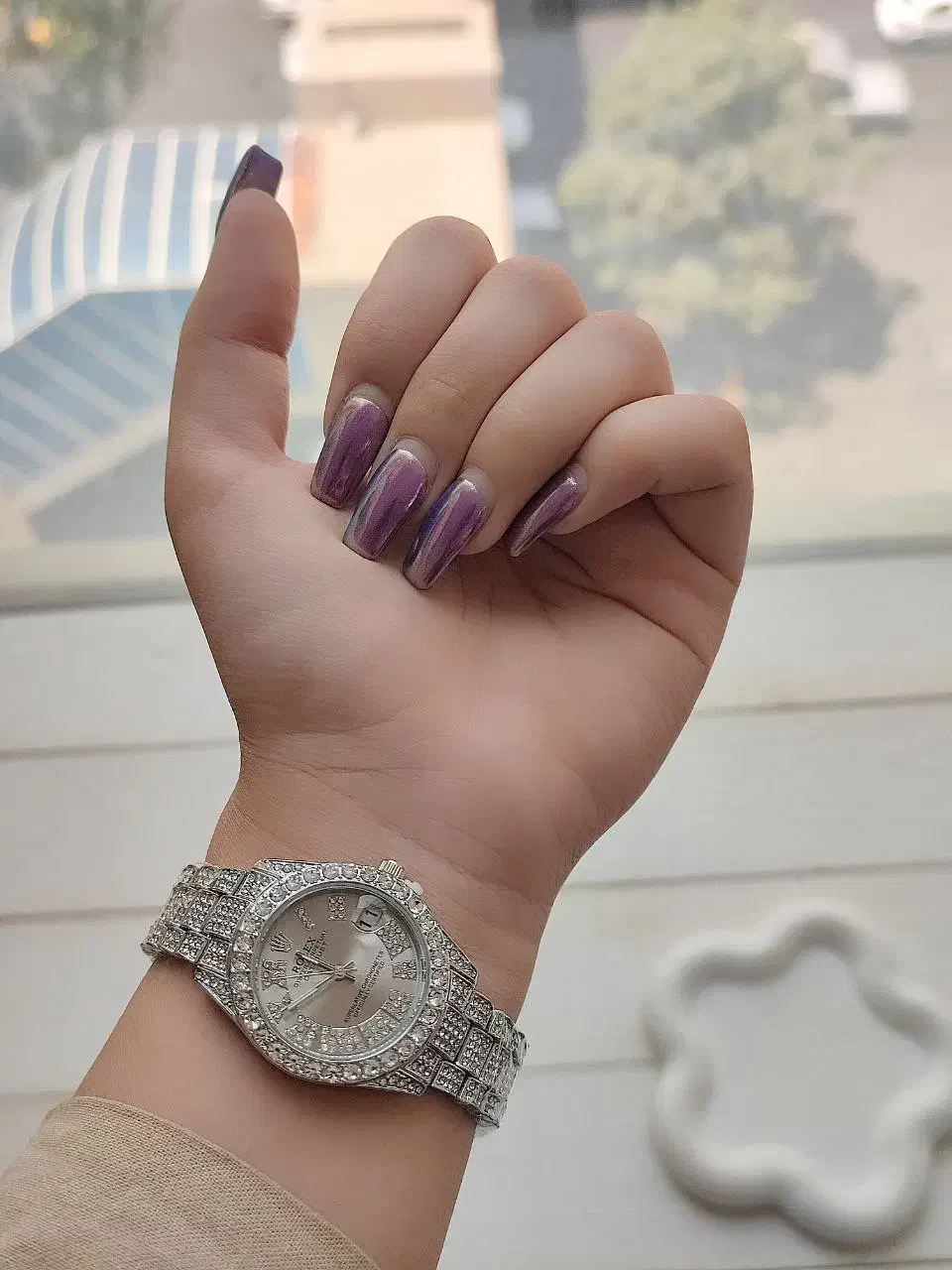 ساعت زنانه فول نگین رولکس|ساعت|تبریز, |دیوار
