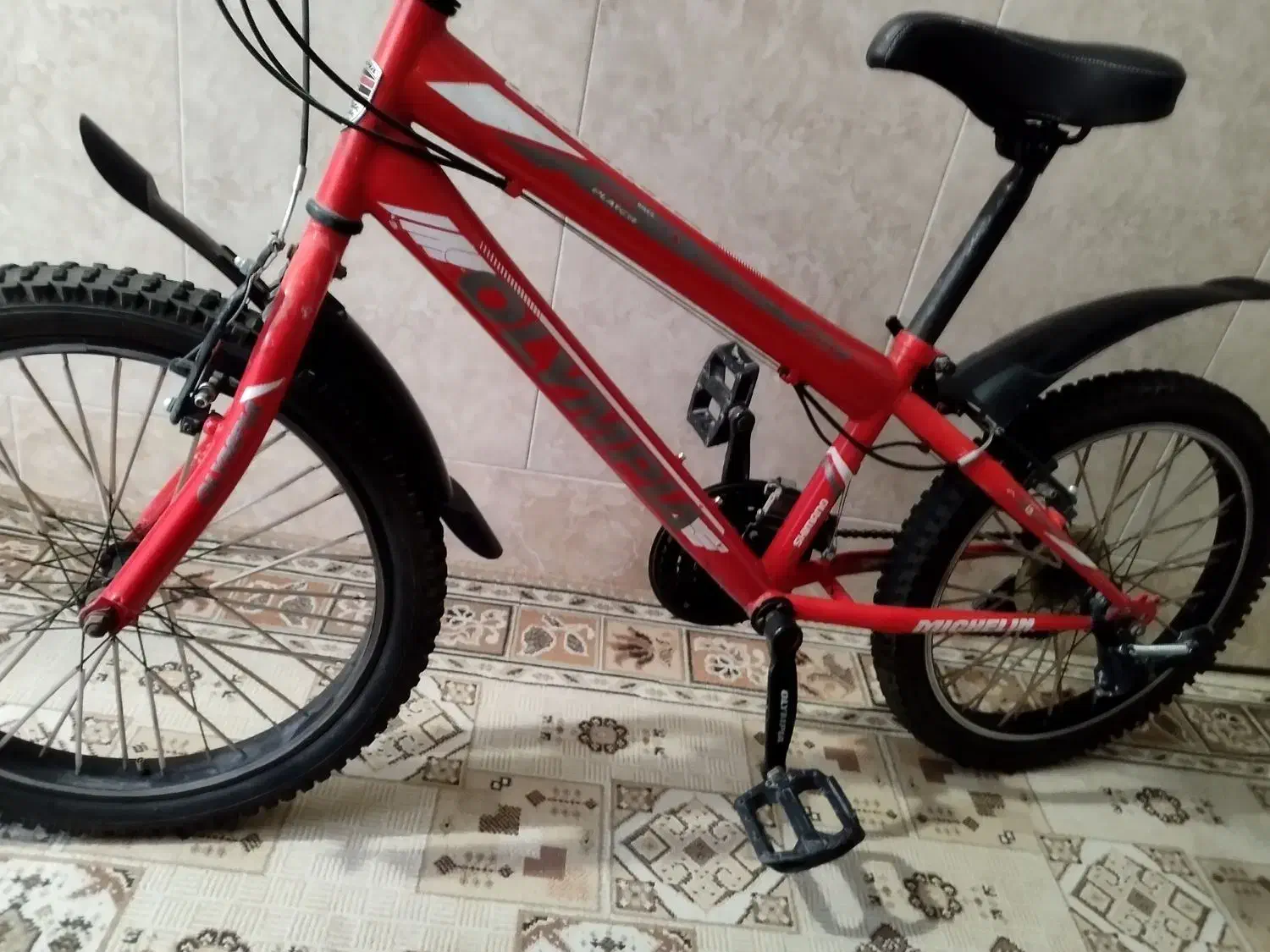 دوچرخه المپیا سایز ۲۰ دنده ای کوهستانی|دوچرخه، اسکیت، اسکوتر|قم, شهرک امام حسین|دیوار