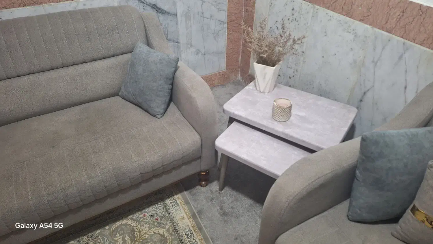 فروش یه دست مبل 7 نفره با میز عسلی|مبلمان خانگی و میز عسلی|چابهار, |دیوار