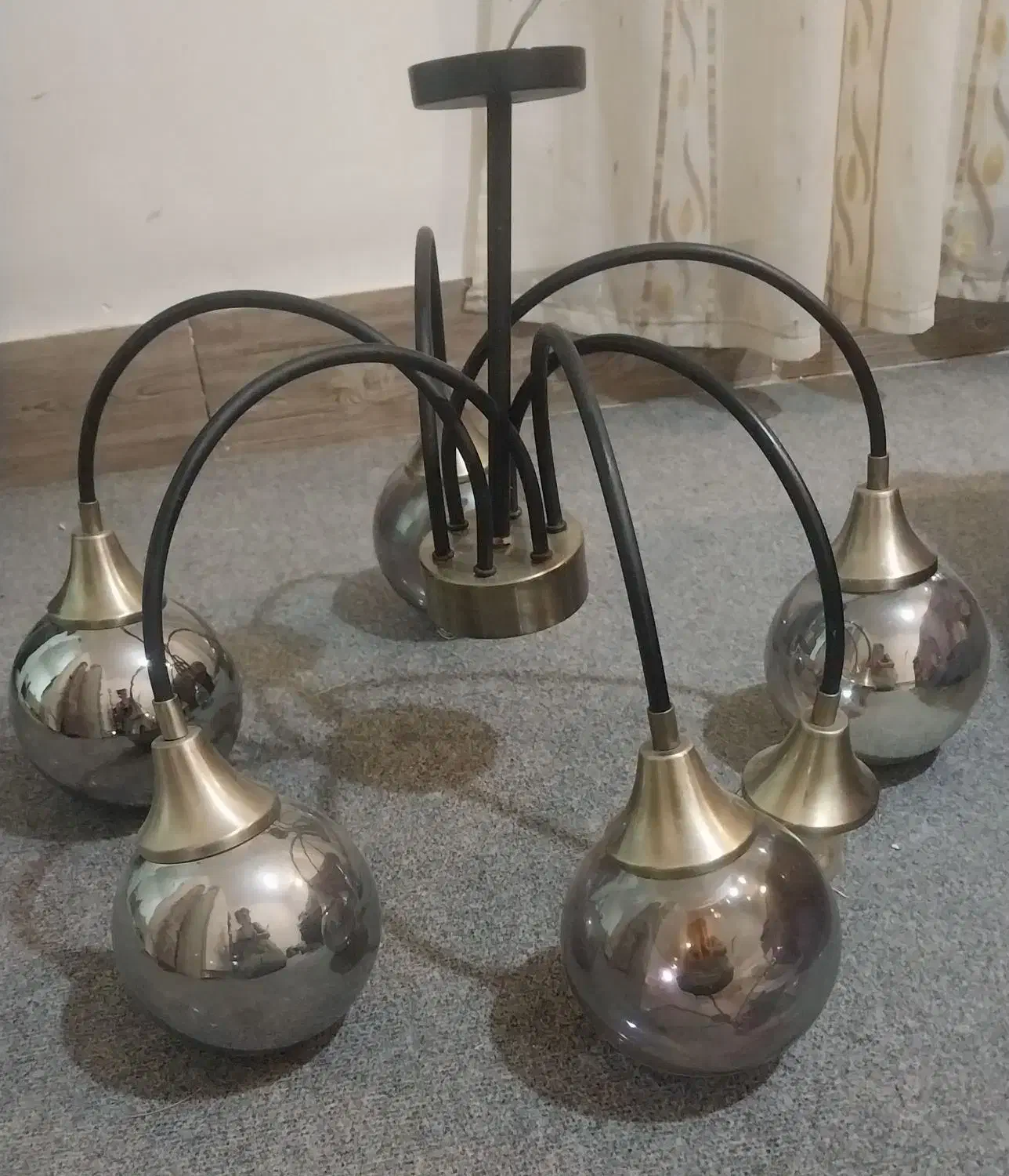 لوستر سقفی نو|لوستر و چراغ آویز|شیراز, شهرک گلها|دیوار