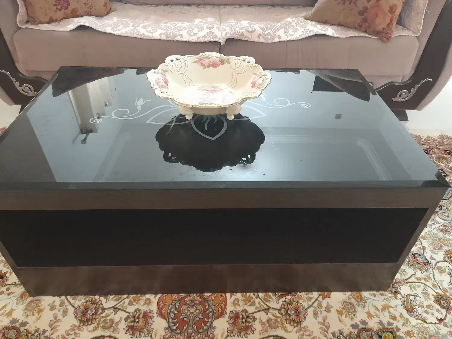 میز جلو مبلی به همراه عسلی|مبلمان خانگی و میز عسلی|خرمآباد (تنکابن), |دیوار