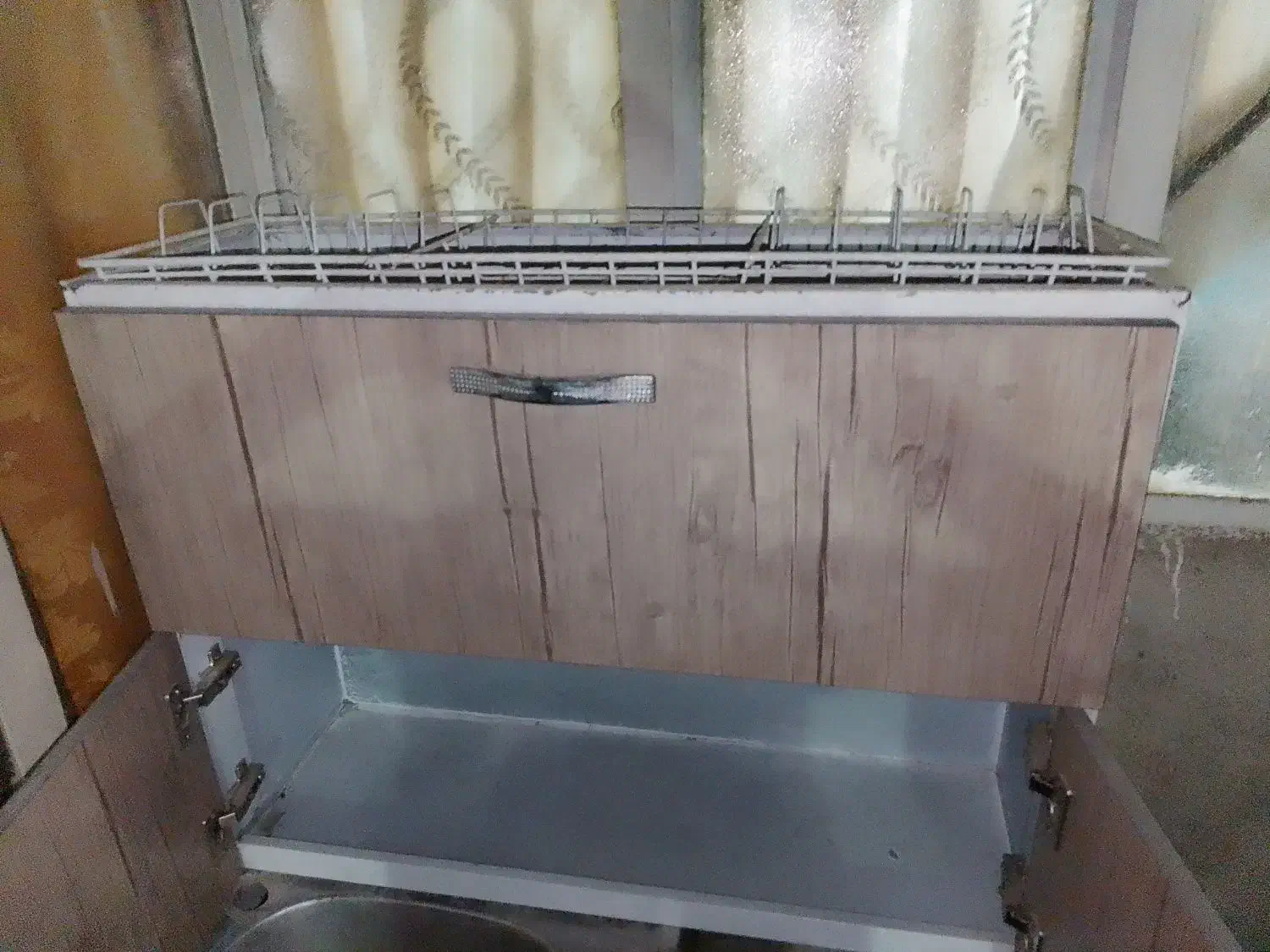 کابینت و آبچکان|آب‌چکان و نظم‌دهنده ظروف|نسیم‌شهر, |دیوار