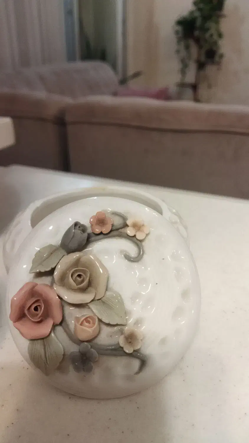 مجموعه سرامیک گل برجسته|صنایع دستی و سایر لوازم تزئینی|تهران, صادقیه|دیوار