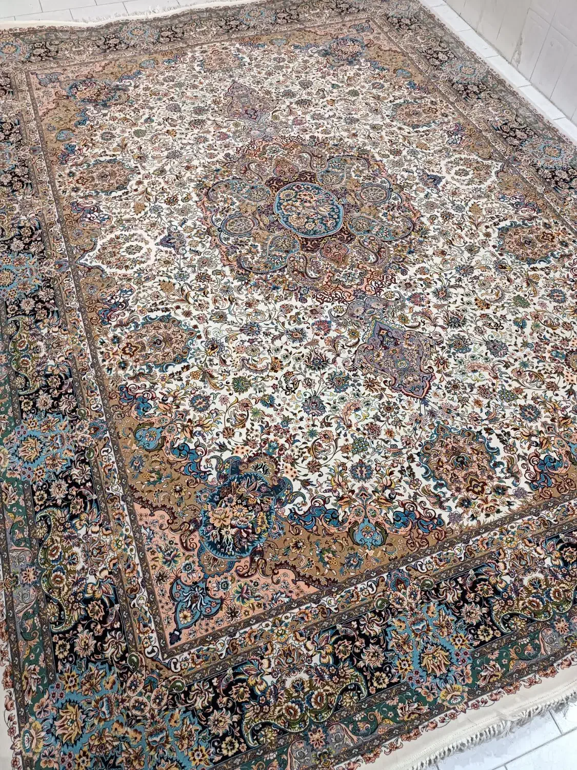 (اندیشه۹۳) دو تخته فرش 12 متری آرای مشهد|فرش|مشهد, مشکینی (شهرک غرب)|دیوار
