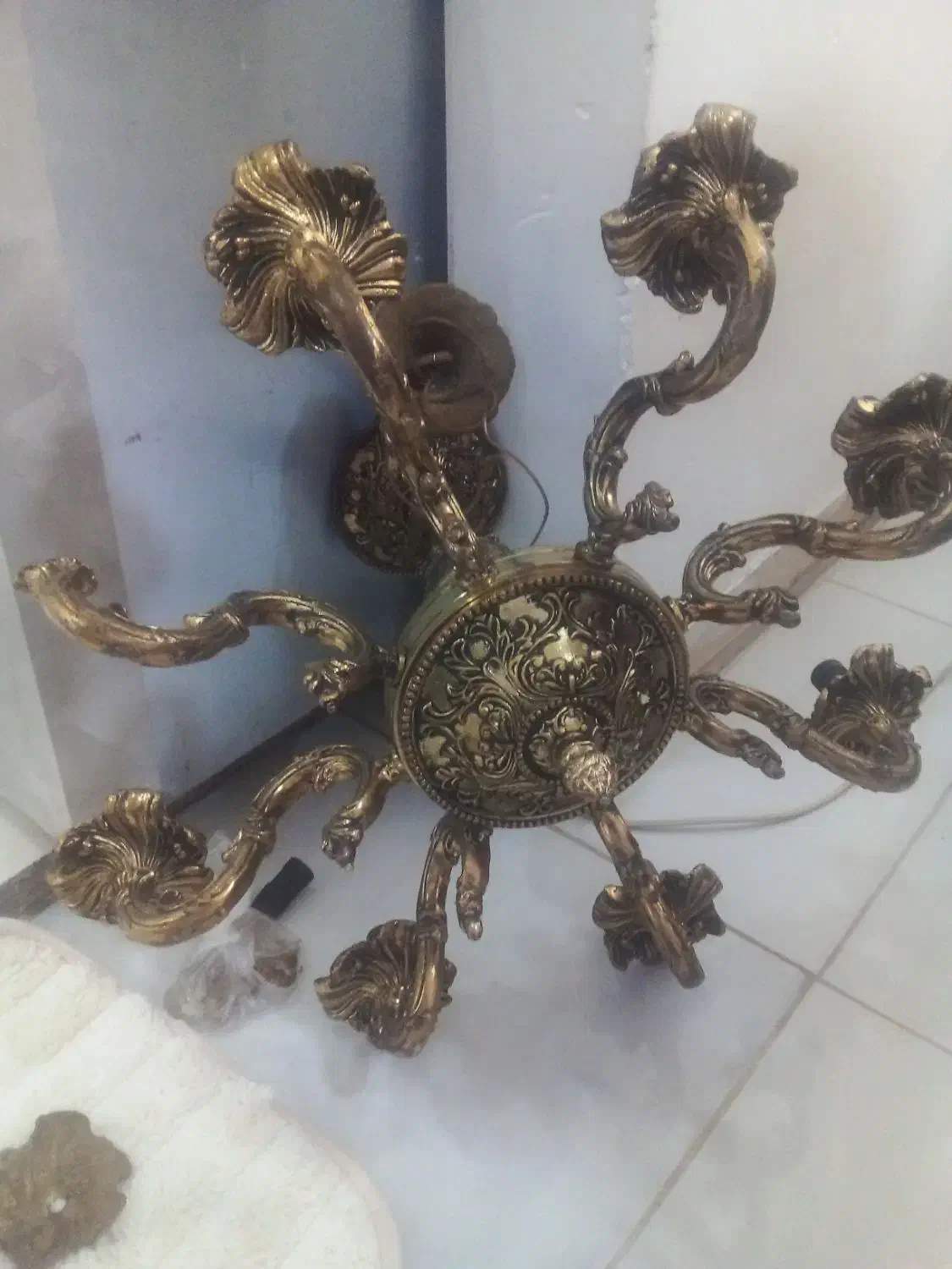 لوستربرنجی|لوستر و چراغ آویز|ملارد, |دیوار