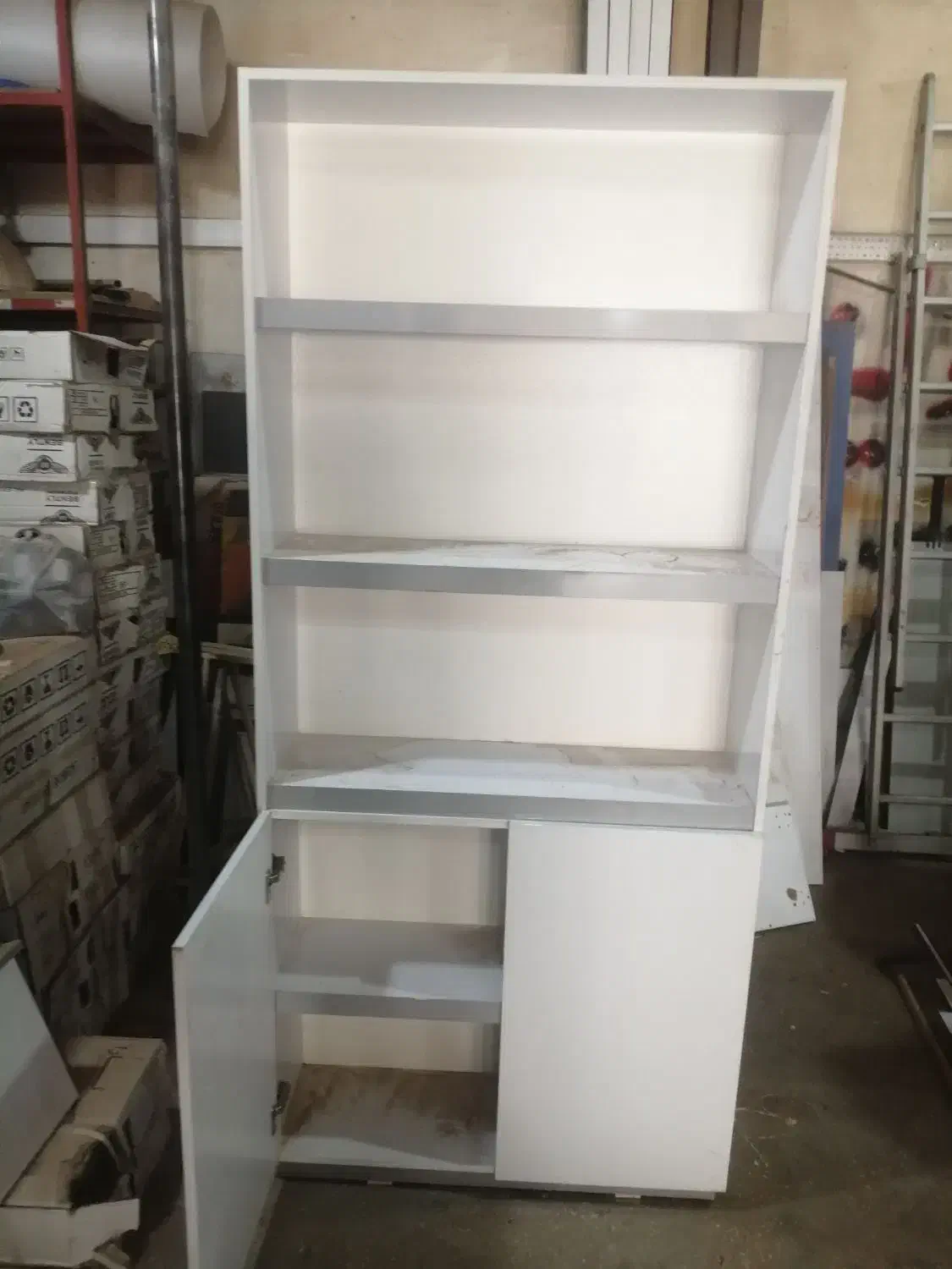 کتابخانه ام دی اف|کتابخانه، شلف، قفسه‌های دیواری|تبریز, |دیوار