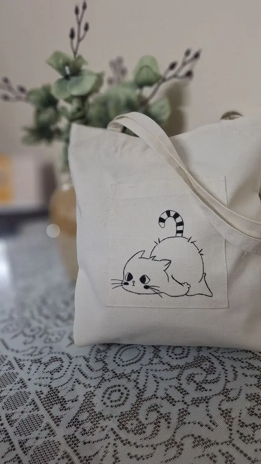 ساک خرید (توت بک ) کنف و متقال|کیف، کفش، کمربند|آفتاب, |دیوار