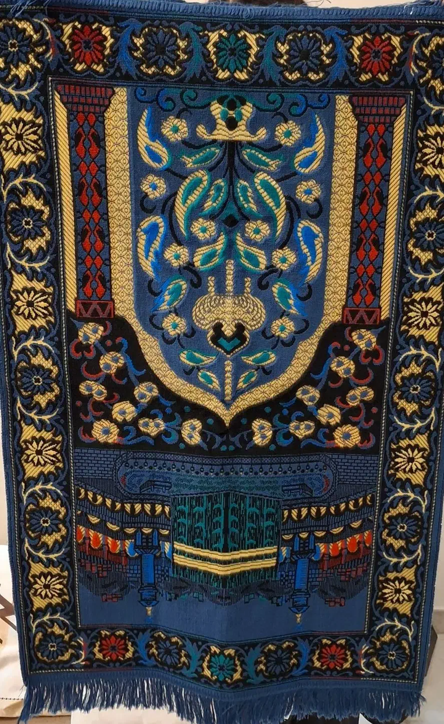 سجاده مخمل جانماز کاملا نو ترک|صنایع دستی و سایر لوازم تزئینی|تهران, قیام|دیوار