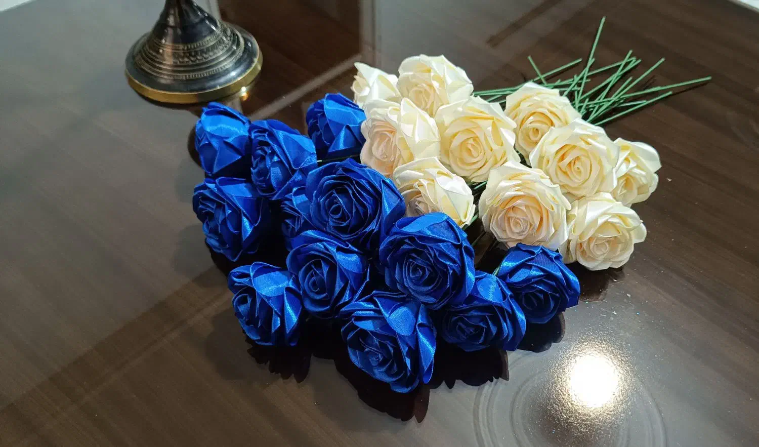 گل های روبانی|گل مصنوعی|ساوه, |دیوار