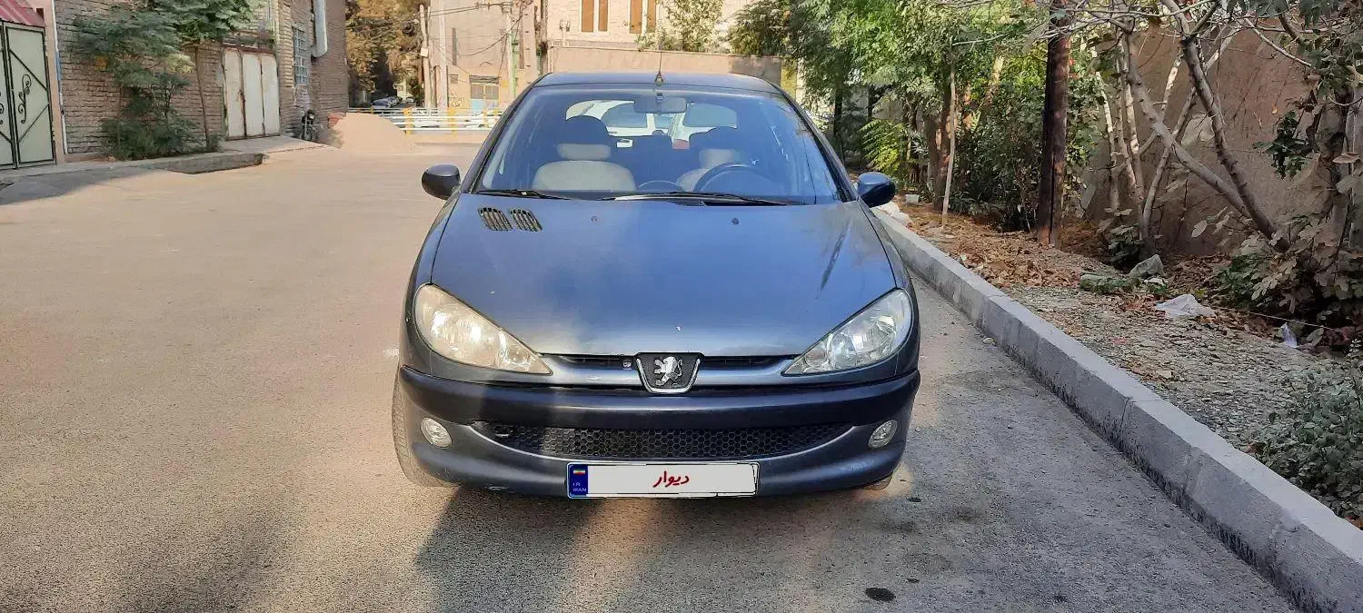 پژو ۲۰۶  خاکستری  مدل ۹۵|خودرو سواری و وانت|ورامین, ورامین|دیوار