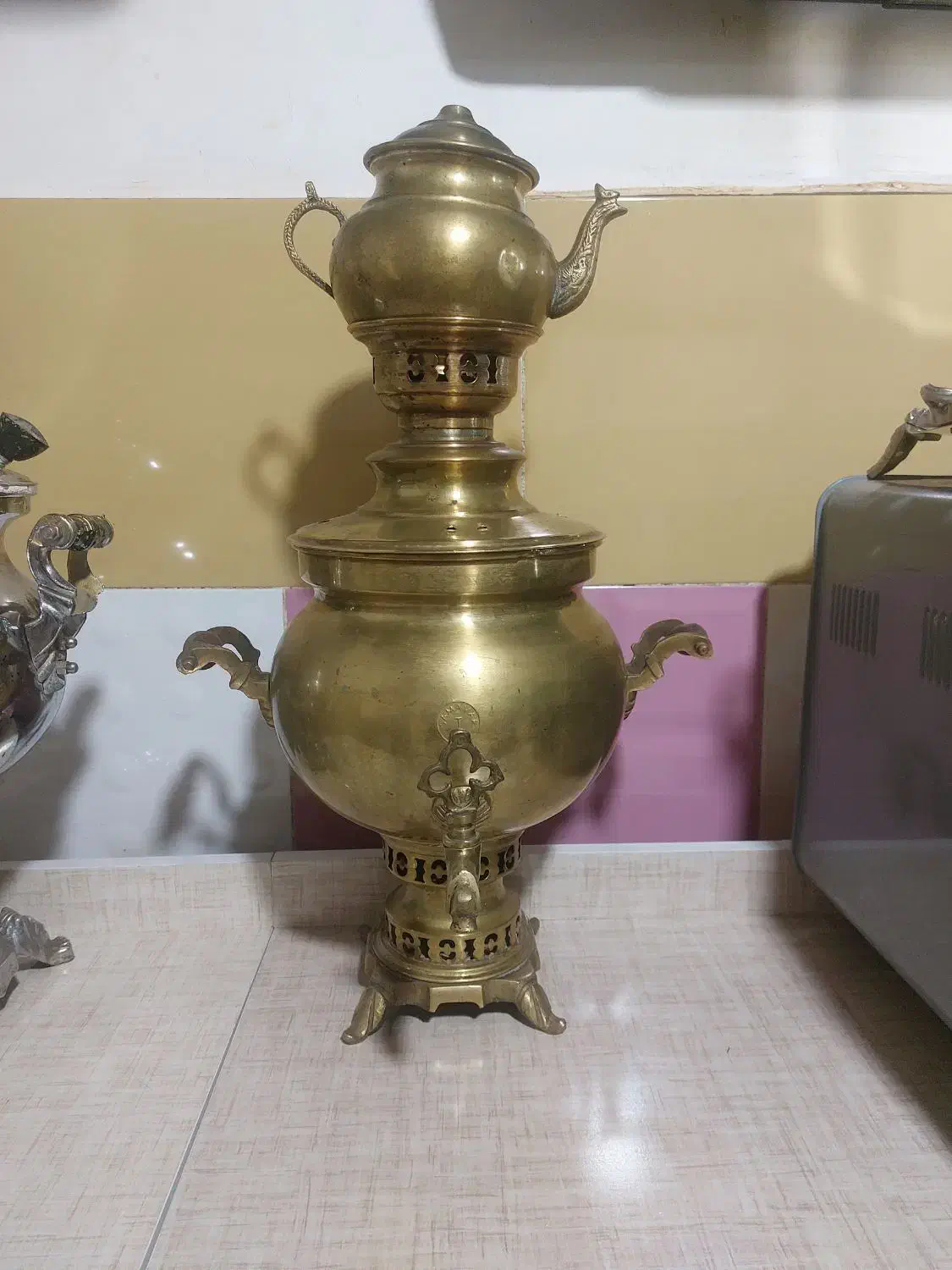 سماور زغالی|سماور، چای‌ساز، قهوه‌ساز|میاندوآب, |دیوار