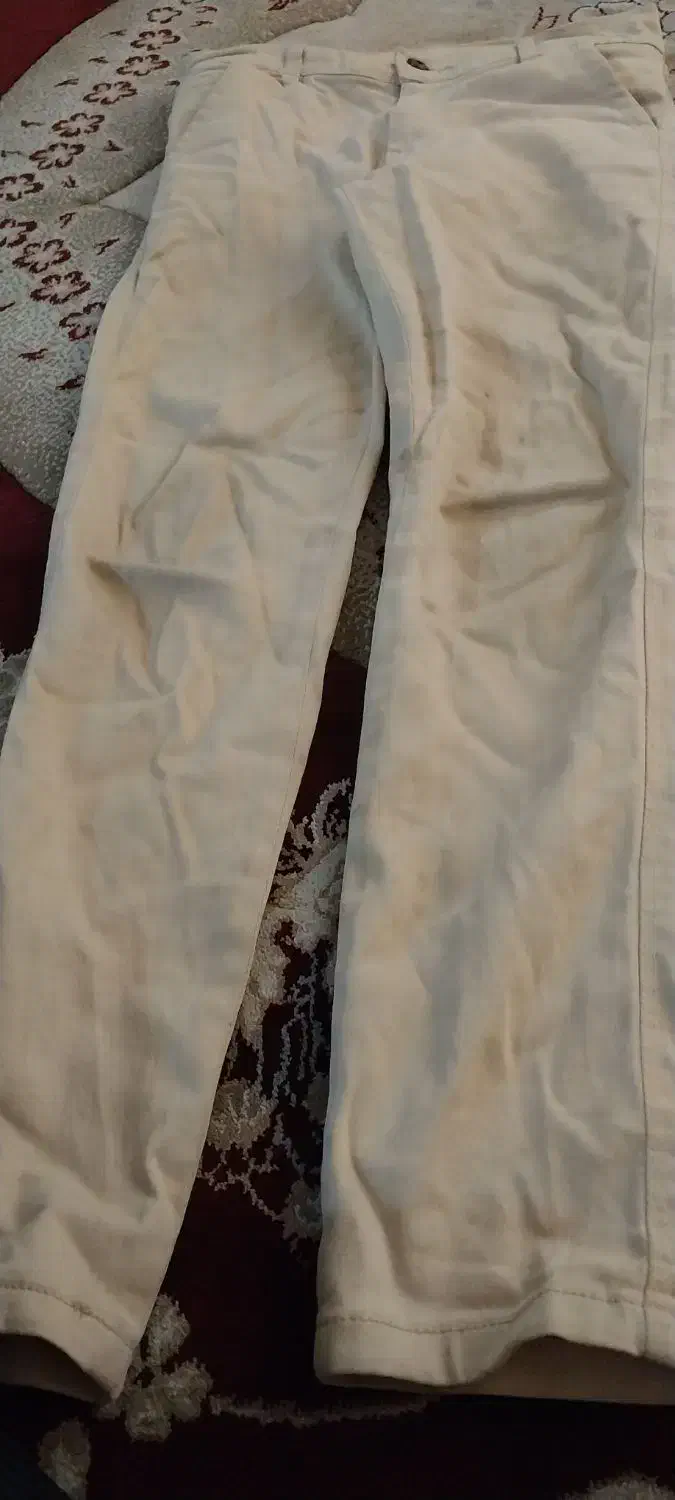 شلوار لی رنگ کرم بچه گانه|لباس|بندرعباس, |دیوار