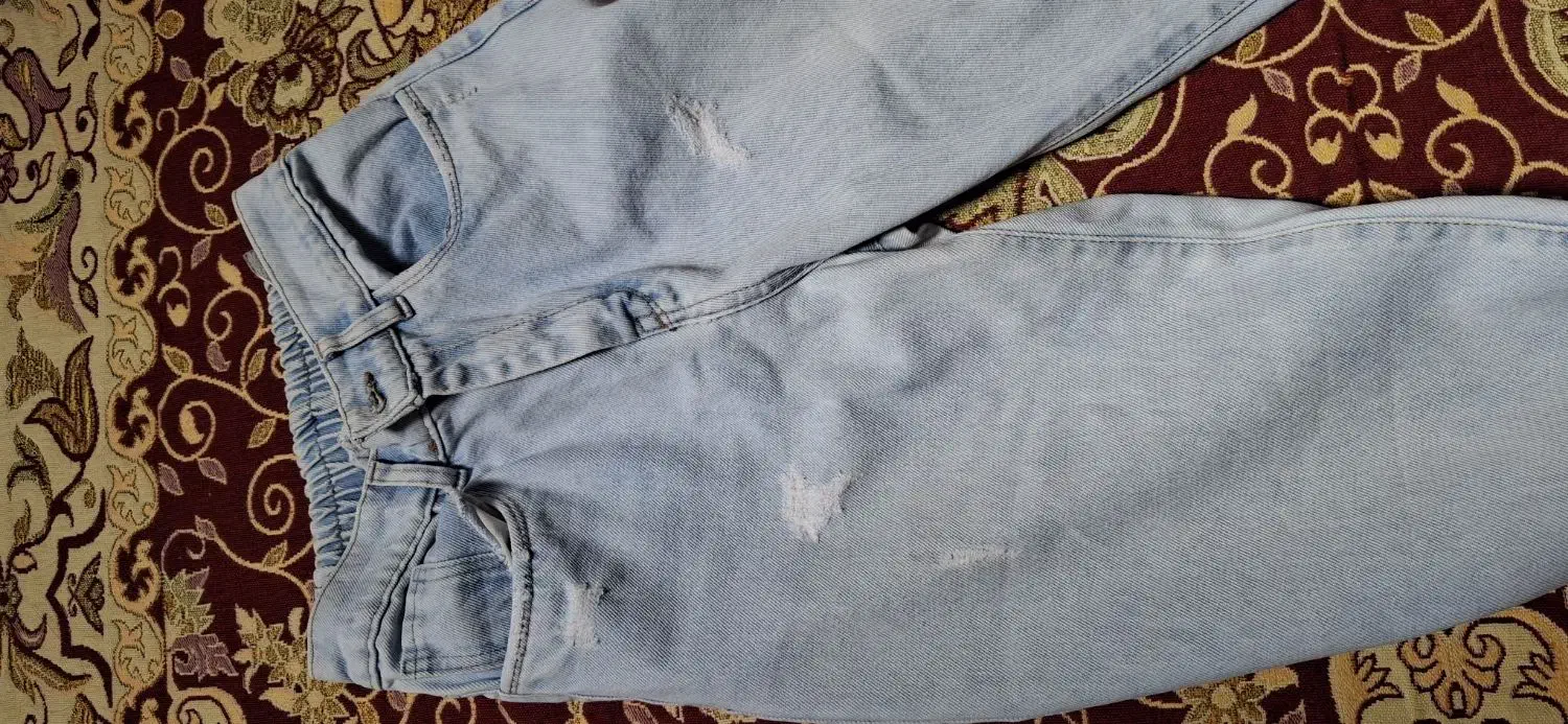 شلوار لی شلوار جین نیم بگ و بگ سایز ۳۶|لباس|شیروان (خراسان), |دیوار