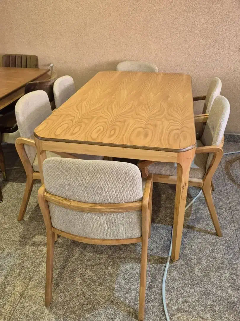 شیک ترین میز غذا خوری برند انصاری با بهترین چوب|میز و صندلی غذاخوری|یاسوج, |دیوار