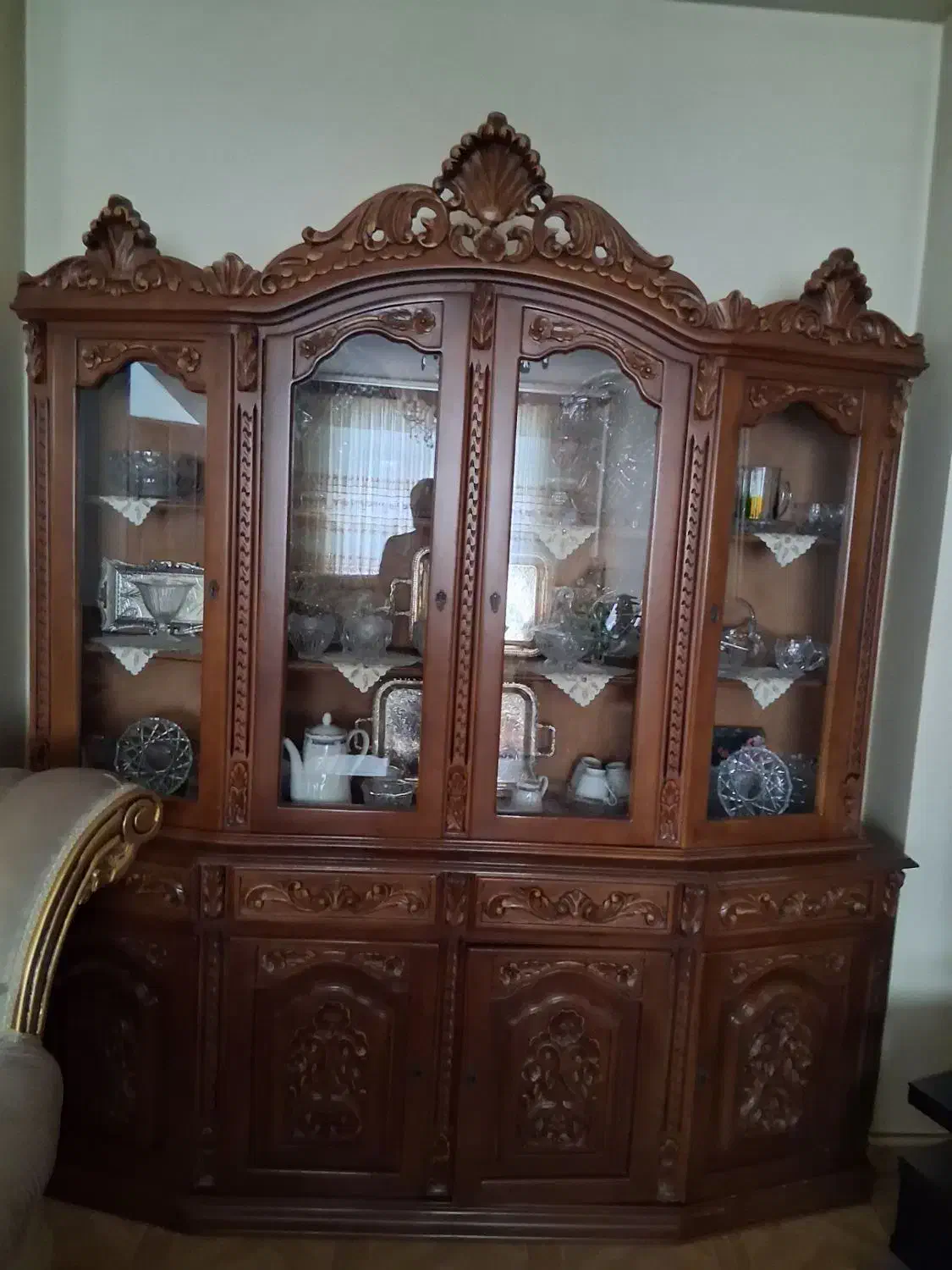 بوفه چوبی|بوفه، ویترین، کنسول|تبریز, |دیوار