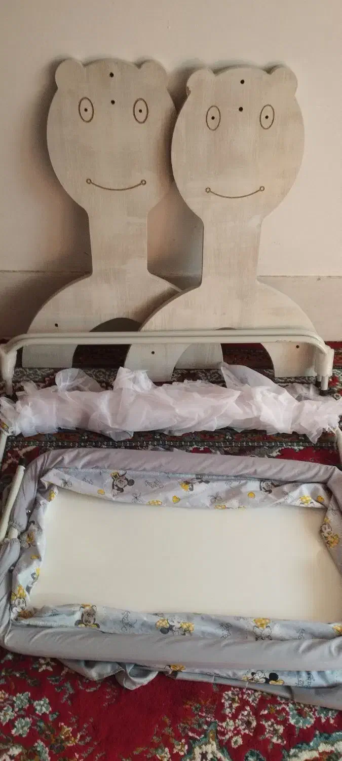 گهواره پایه چوبی نو|تخت و صندلی بچه|مشهد, ثامن|دیوار