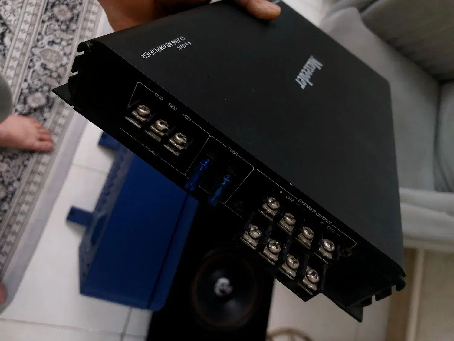 آمپیلی مکسیدر و ساب آلفا alphaبا باکس|قطعات یدکی و لوازم جانبی|پرند, فاز ۲|دیوار