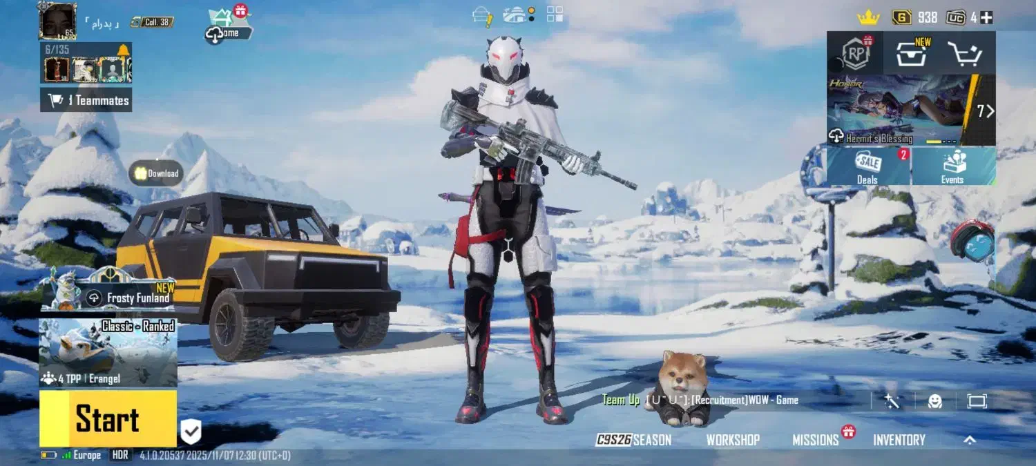 اکانت پابجی امفور یخی لول (2)|کنسول، بازی ویدئویی و آنلاین|اصفهان, صدف|دیوار