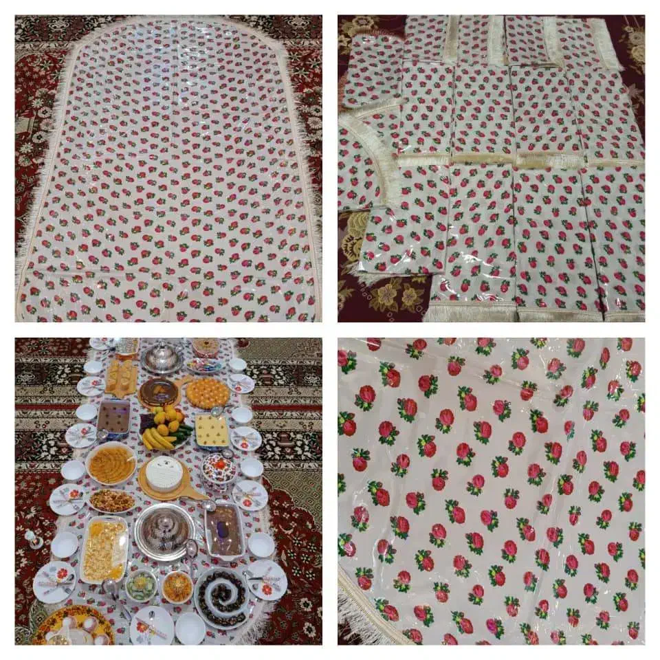 سفره مجلسی طرح موهر|سفره، حوله، دستمال آشپزخانه|بندرعباس, |دیوار