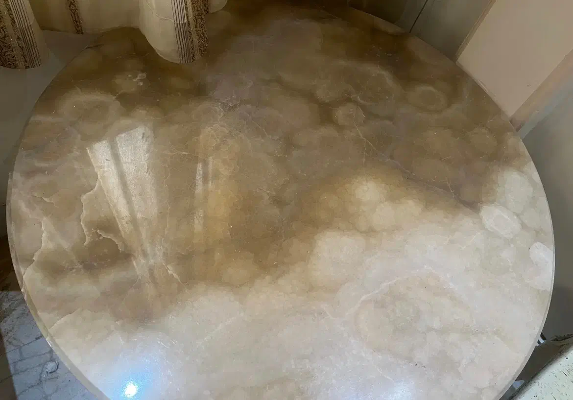 میز سنگی مرمر|میز و صندلی غذاخوری|تهران, امین حضور|دیوار