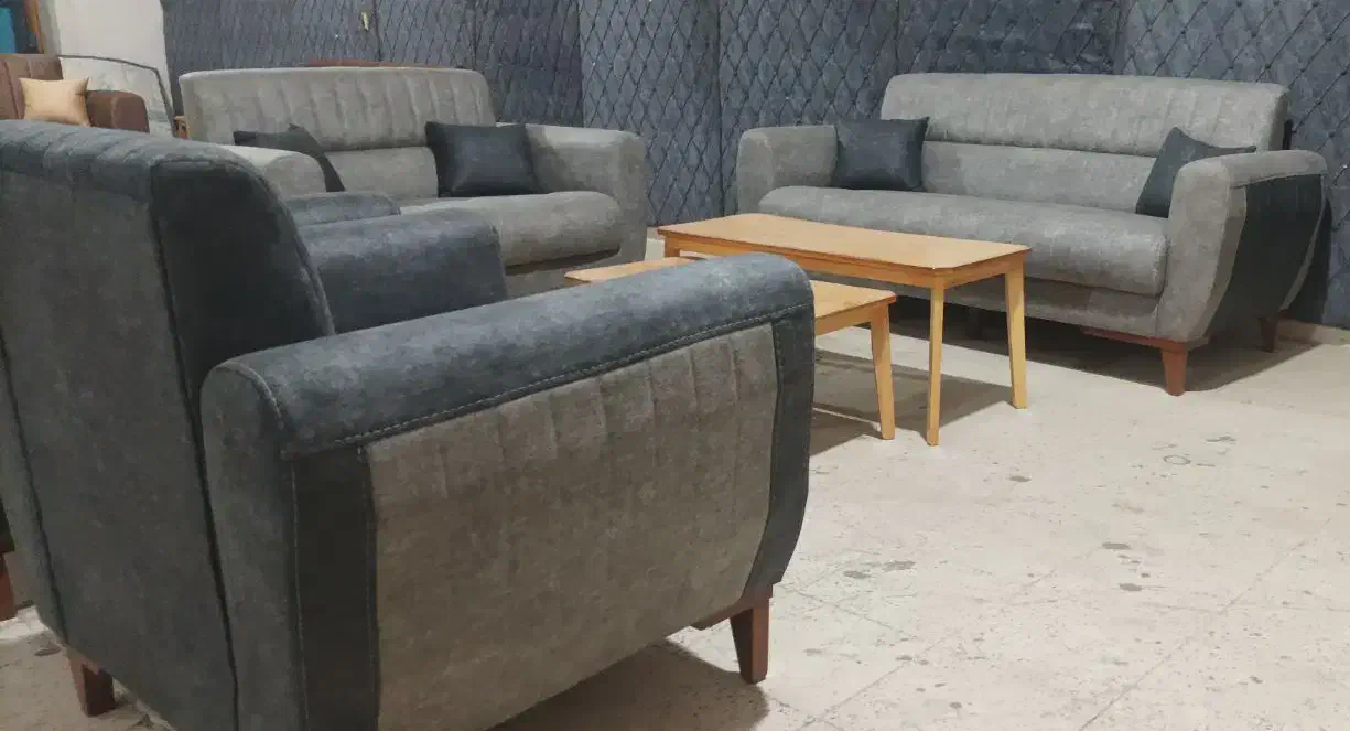 مبل راحتی پارمیس هفت نفره با ضمانت و اقساط|مبلمان خانگی و میز عسلی|مشهد, نوید|دیوار
