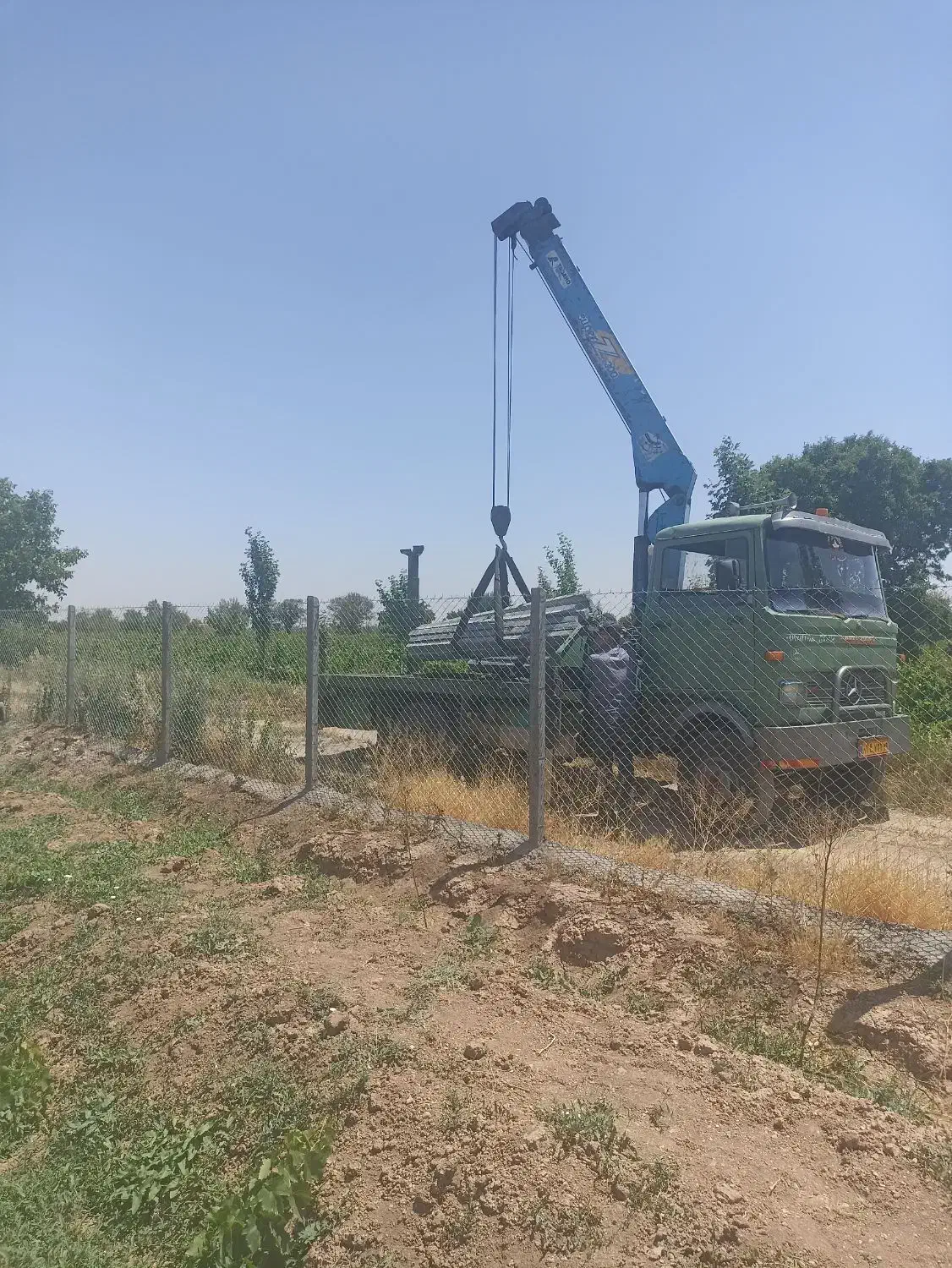 فنس کشی پایه بتنی تیرچه|عمدهفروشی|قزوین, |دیوار