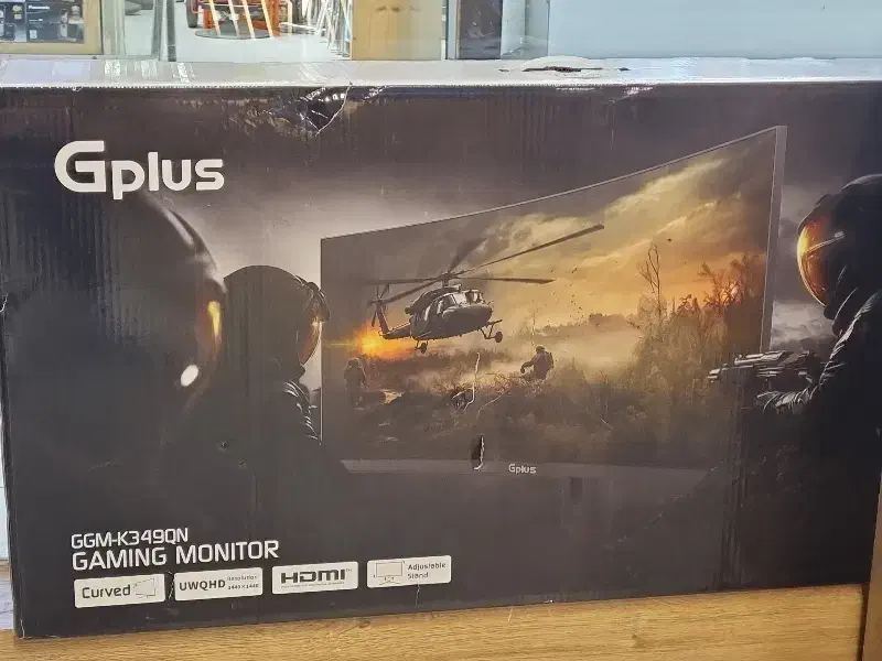 مانیتور خمیده جی پلاس|قطعات و لوازم جانبی رایانه|کیش, |دیوار