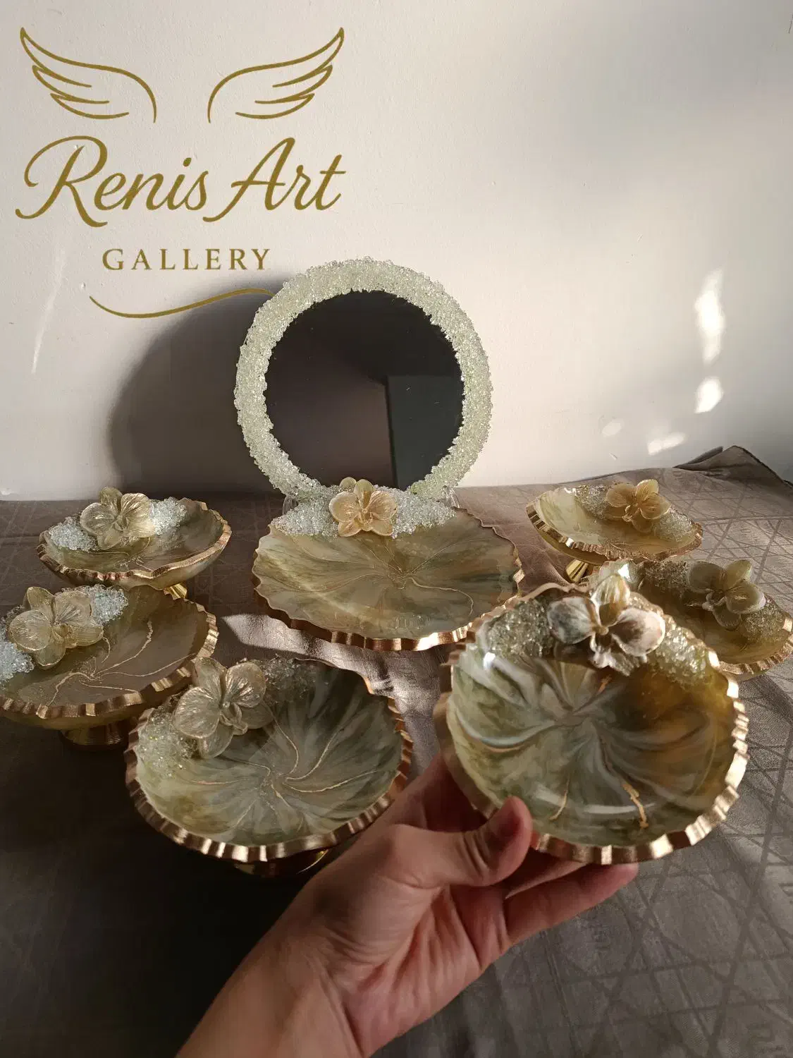 هفت سین رزینی|ظروف سرو و پذیرایی|سروآباد, |دیوار