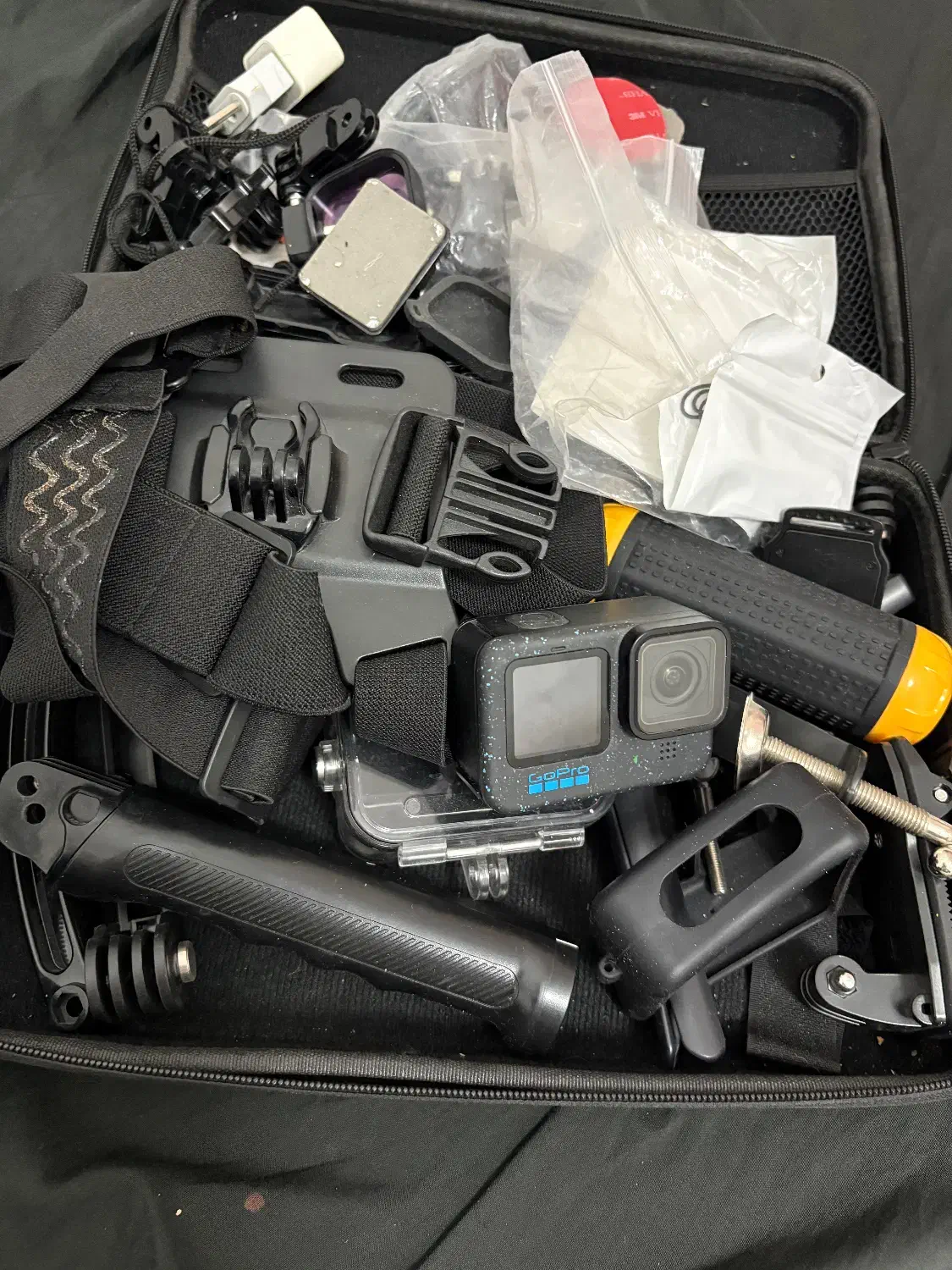 گوپرو ۱۲ در حد نو به همراه همه وسایل جانبی|دوربین عکاسی و فیلم‌برداری|ری, جوانمرد قصاب|دیوار