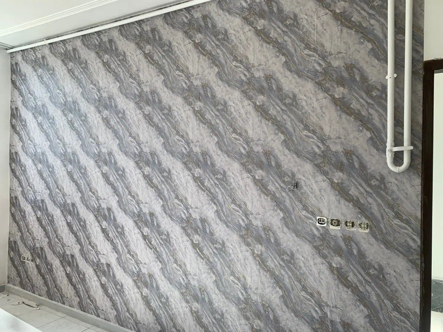 کاغذ دیواری ، ماربل شیت ، کابینت و دکوراسیون داخلی|خدمات پیشه و مهارت|اراک, |دیوار