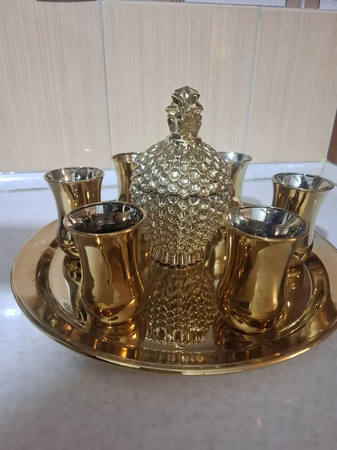 ست چایخوری|صنایع دستی و سایر لوازم تزئینی|مرند, |دیوار