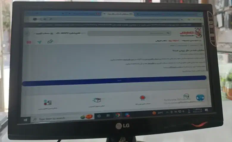 مانیتور LG جان سخت|قطعات و لوازم جانبی رایانه|قزوین, |دیوار