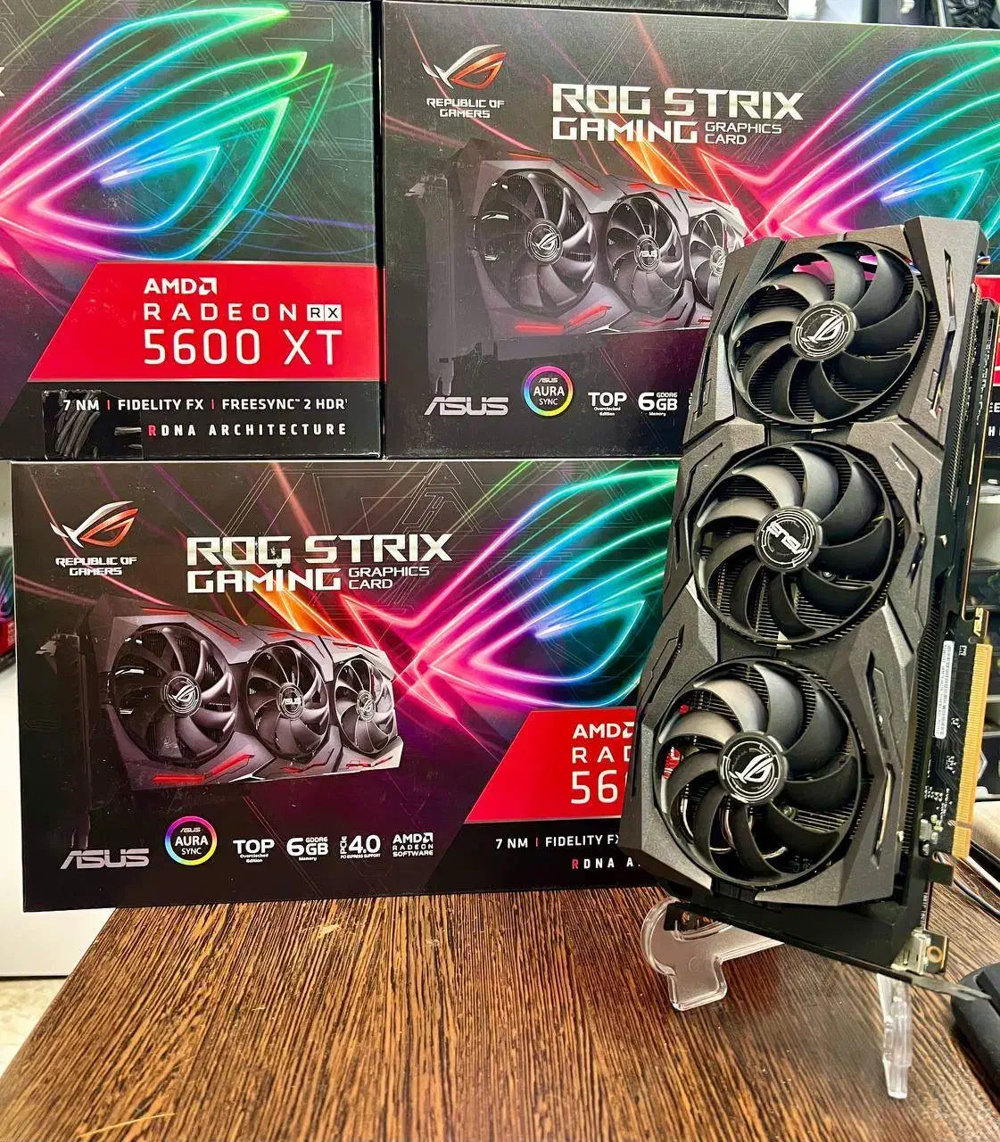 گرافیک Asus ROG 5600XT 6G 3 Fan|قطعات و لوازم جانبی رایانه|مشهد, ارشاد|دیوار