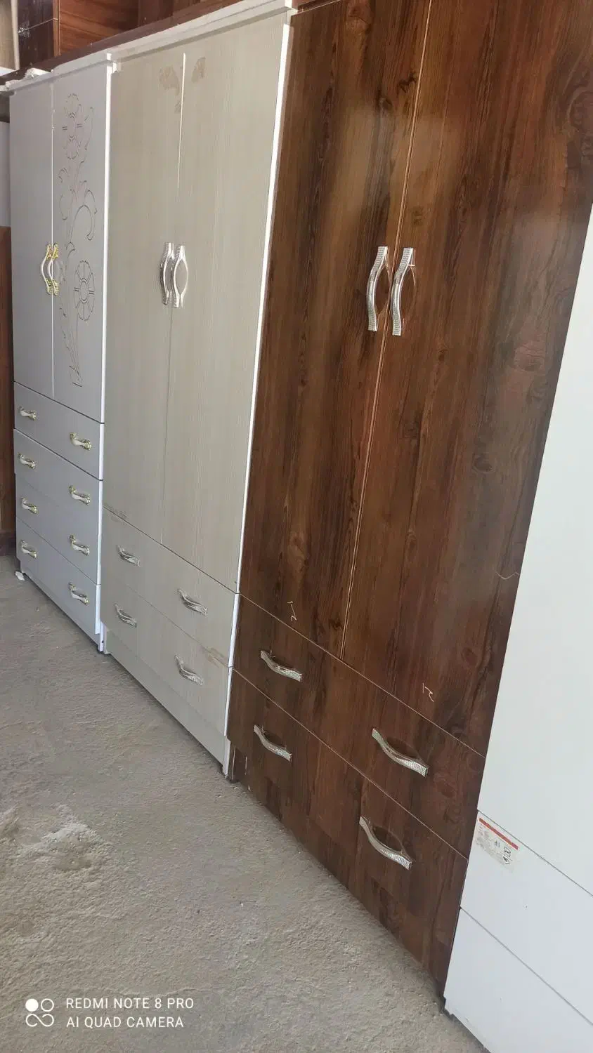 فروش انواع کمد لباسی دراور میز کنسول و آرایش|جاکفشی، کمد، دراور|لردگان, |دیوار