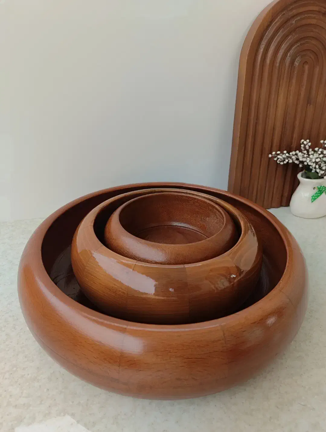 ظروف پذیرایی چوبی|ظروف سرو و پذیرایی|خلخال, |دیوار