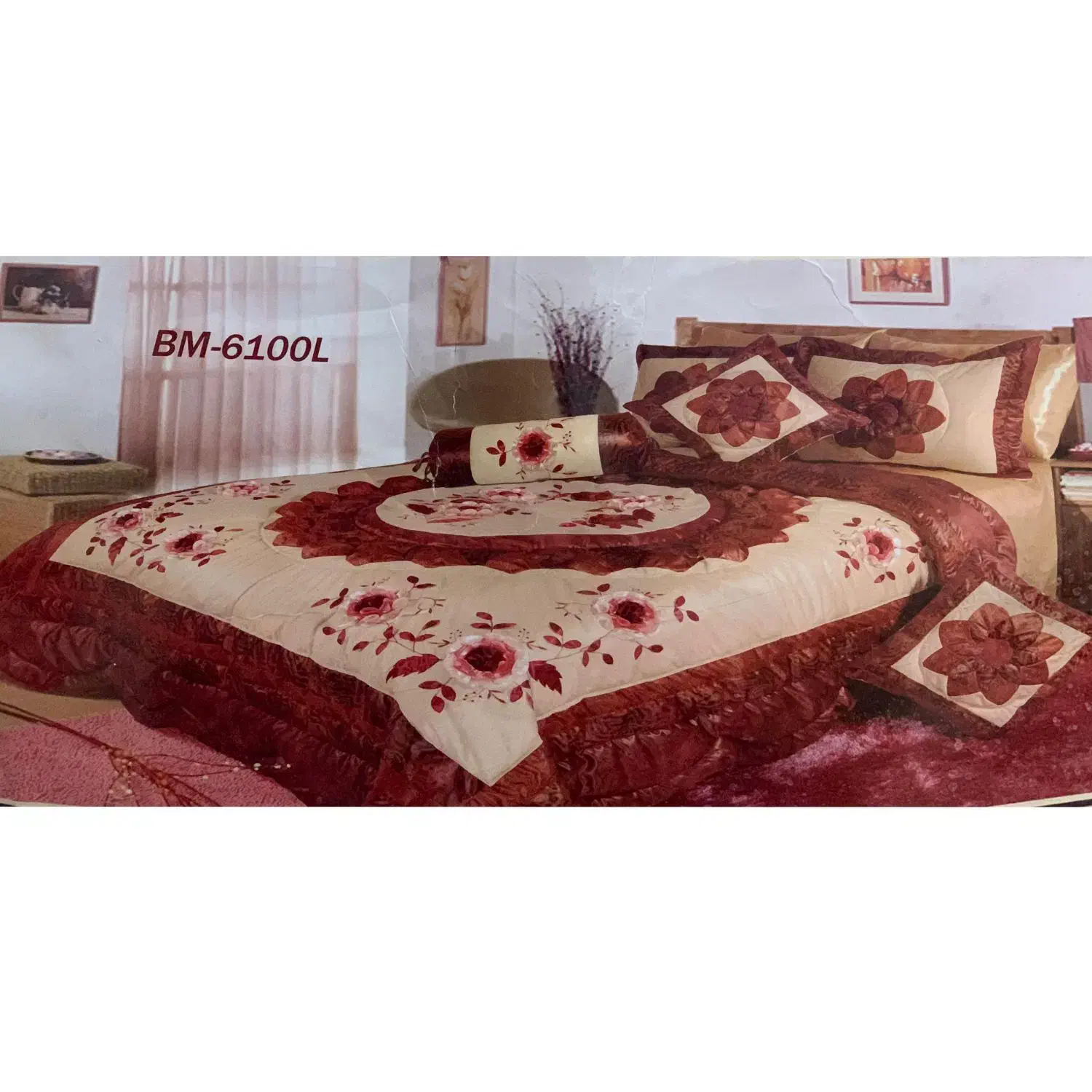 ست لحاف روتختی دونفره چهل تیکه خارجی نو|سرویس روتختی|آمل, |دیوار