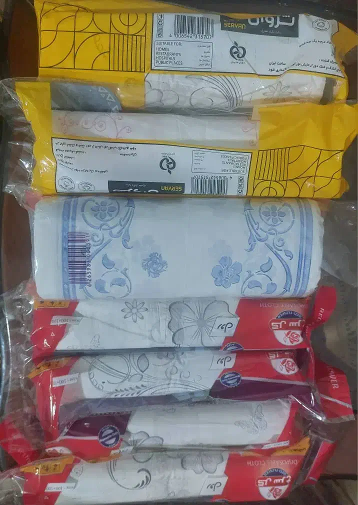 سفره یکبار مصرف|ظروف نگهدارنده، پلاستیکی، یکبارمصرف|رومشکان, |دیوار