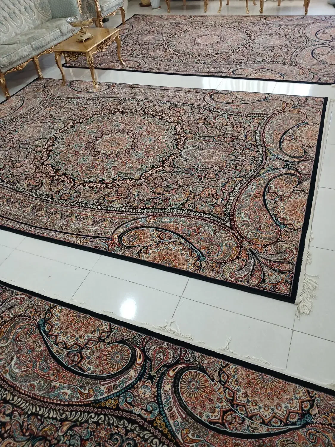 فرش ۹ متری|فرش|کرمانشاه, |دیوار