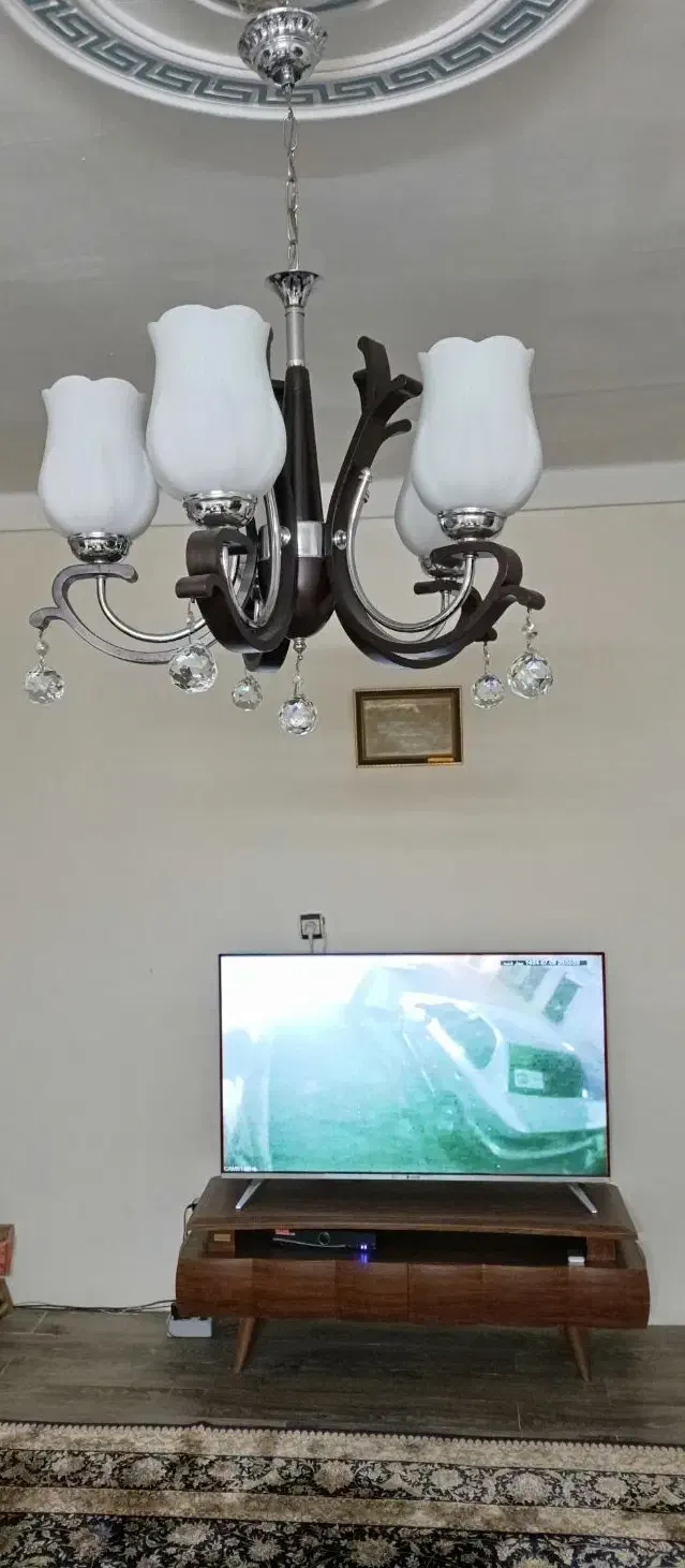 یک جفت لوستر درحد نو|لوستر و چراغ آویز|تهران, خزانه|دیوار