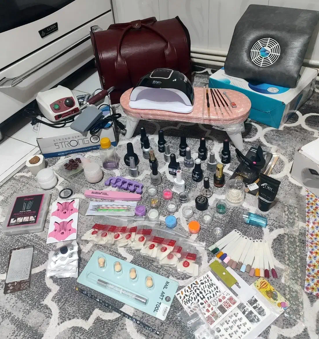 وسایل کاشت ناخن سوهان برقی|آرایشی، بهداشتی، درمانی|تبریز, |دیوار